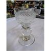 Image 3 : ETCHED GLASS CUP AND VASE AND ART GLASS VASE