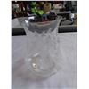 Image 4 : ETCHED GLASS CUP AND VASE AND ART GLASS VASE