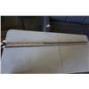 Image 2 : VINTAGE 10 FT FRENCH 2 PIECE RIVER ROD WITH BLUE SOCK