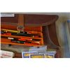 Image 4 : HARD CASE AND SOFT CASE OF VINTAGE FISHING FLOATS