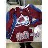Image 2 : COLORADO AVALANCHE JERSEY, 2 STARHANGERS AND 3 STANLEY CUP 2001 PATCHES