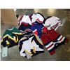 Image 1 : 8 NHL TEAM COLOR PRACTICE JERSEYS RETAIL $49.99 EACH, 2 OILERS, 2 AVALANCHE, DALLAS, COLUMBUS, NASHV