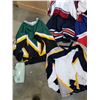 Image 2 : 8 NHL TEAM COLOR PRACTICE JERSEYS RETAIL $49.99 EACH, 2 OILERS, 2 AVALANCHE, DALLAS, COLUMBUS, NASHV