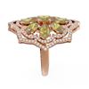 Image 2 : 6.2 ctw Canary Citrine & Diamond Ring 18K Rose Gold
