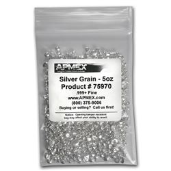 5 oz Silver Grain/Shot .9999+ Fine