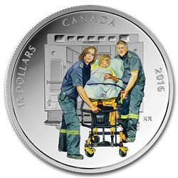 2016 Canada 2/3 oz Silver $15 National Heroes Paramedics