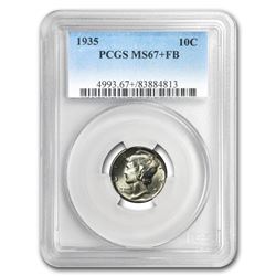 1935 Mercury Dime MS-67+ PCGS (FB)