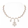 Image 1 : 7 ctw Diamond Necklace 18K Rose Gold