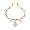 Image 3 : 7 ctw Diamond Necklace 18K Rose Gold