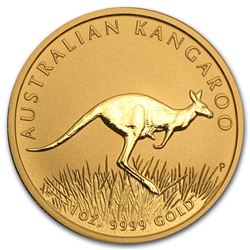 2008 Australia 1 oz Gold Kangaroo BU