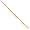 Image 2 : 14k Yellow Gold 6 mm Polished Fancy Link Bracelet - 7.5 in.