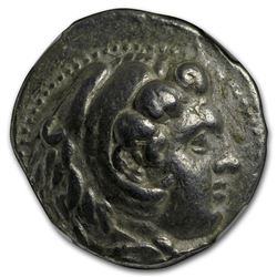 Macedon Tetradrachm Alexander III (336-323 BC) CH VF NGC (Mosaic)