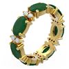 Image 1 : 8.62 ctw Emerald Ring 18K Yellow Gold