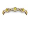 Image 2 : 9 ctw SI/I Fancy Yellow Diamond Bracelet 18K Yellow Gold
