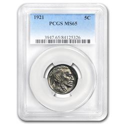 1921 Buffalo Nickel MS-65 PCGS