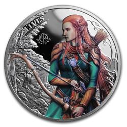 2017 Palau 1 oz Silver Fantastic Fantasy (The Elves)