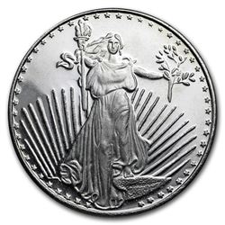 1 oz Silver Round - SilverTowne (Saint-Gaudens)