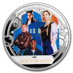 2018 Niue 1 oz Silver $2 Doctor Who Season 11