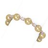 Image 2 : 5.3 ctw Diamond & Pearl Bracelet 18K Rose Gold