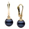 Black Akoya Pearl Classic Dangle Earrings