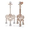 Image 2 : 6.38 ctw Diamond Earrings 18K Rose Gold
