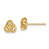 Image 1 : 14k Love Knot Post Earrings - 27 mm