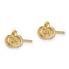 Image 2 : 14k Love Knot Post Earrings - 27 mm