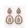 Image 1 : 3 ctw Diamond & Pearl Earrings 18K Rose Gold
