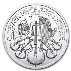 2019 Austria 1 oz Silver Philharmonic BU