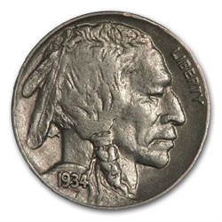 1934 Buffalo Nickel AU