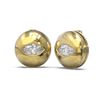 Image 2 : 1.04 ctw Marquise Diamond Earrings 18K Yellow Gold