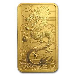 2018 Australia 1 oz Gold Dragon BU