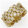 Image 1 : 4 ctw Diamond Designer Ring 18K Yellow Gold