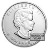 Image 2 : Canada 1 oz Silver Maple Leaf BU (Random Year)