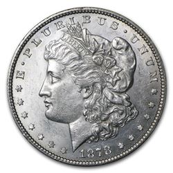 1878 Morgan Dollar 7/8 Tailfeathers AU