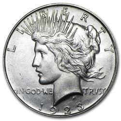 1923-D Peace Dollar BU