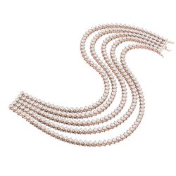 20 ctw Certified SI/I Diamond 2 Prong Bracelet 18K Rose Gold