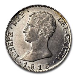 1811-M AI Spain Silver 20 Reales Ferdinand VII MS-62 NGC