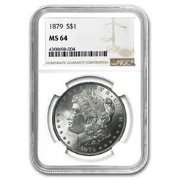 1879 Morgan Dollar MS-64 NGC