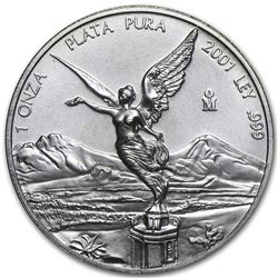 2001 Mexico 1 oz Silver Libertad BU