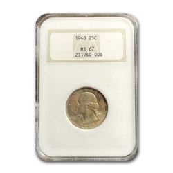 1948 Washington Quarter MS-67 NGC