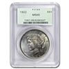 Image 1 : 1922 Peace Dollar MS-65 PCGS