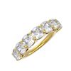 Image 3 : 3.64 ctw Cushion Diamond Ring 18K Yellow Gold