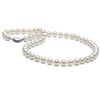 Image 1 : White Japanese Akoya Pearl Necklace, 6.5-7.0mm