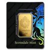 Image 1 : 1 oz Gold Bar - Scottsdale Mint Certi-Lock® (Lion, Black Assay)