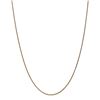 Image 1 : 14k Gold 1.2 mm Diamond-cut Spiga Chain Necklace - 18 in.
