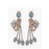 Image 1 : 17.13 ctw Aquamarine & Diamond Earrings 18K Rose Gold
