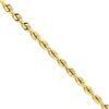 Image 1 : 14k Yellow Gold 7.5 mm Diamond Cut Quadruple Rope Chain - 8 in.