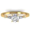 Image 1 : 1.04 ctw Certified VS/SI Diamond Solitaire Ring 14k Yellow Gold