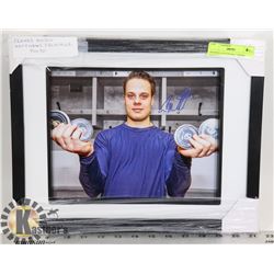 FRAMED AUSTON MATTHEWS FACSIMILE AUTOGRAPH PHOTO